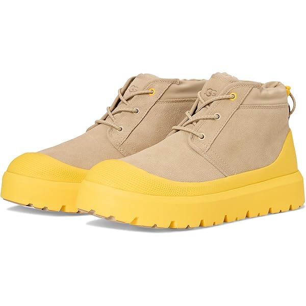 UGG Men's Heritage Utility Sneaker, Mustard Seed/Summer Wheat, 7